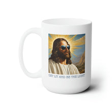 Load image into Gallery viewer, Get Lit and Be The Light Ceramic Mug 15oz

