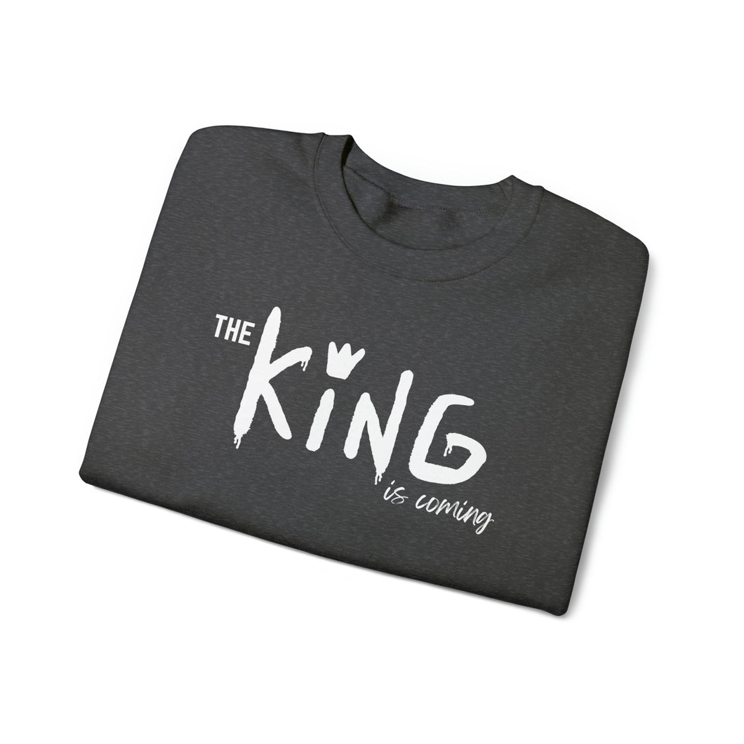 The King is Coming Front/Back Crewneck Sweatshirt